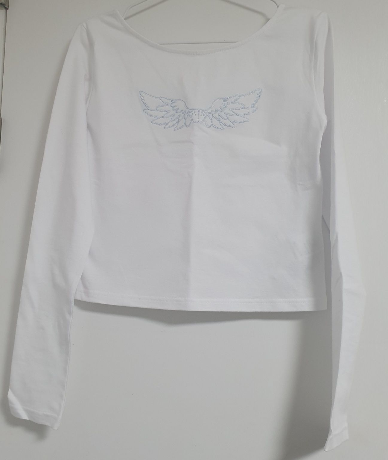 MUSINSA | HUG YOUR SKIN Angel Wing Top (Grey)