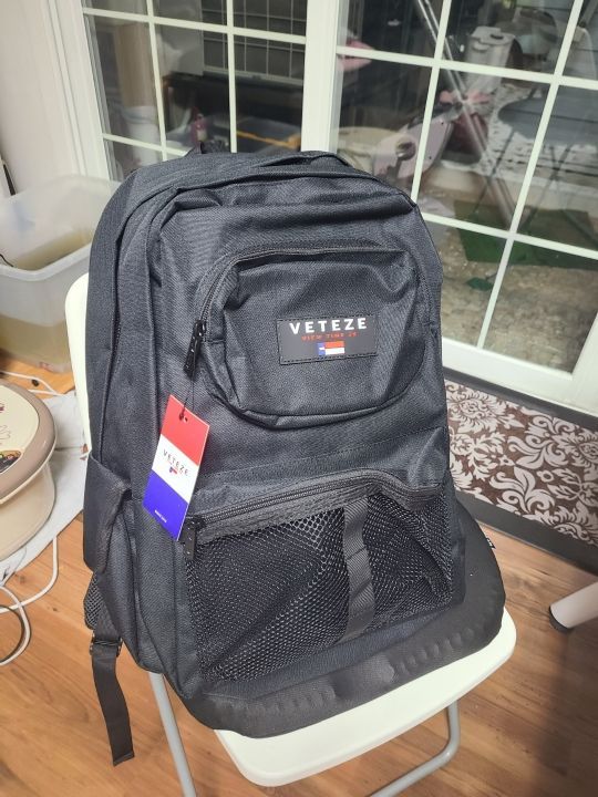 MUSINSA | VETEZE Retro Sports Backpack (Black)