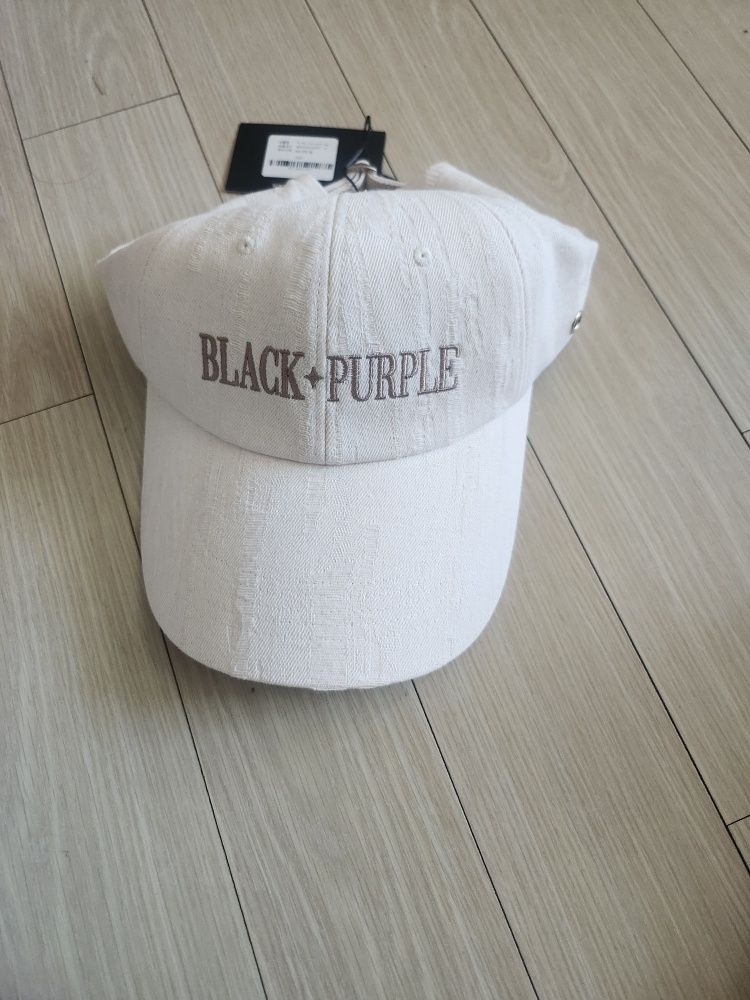 【BLACKPURPLE】24SS★ Vortex side eyelet cap Wear IU] Vortex side eyelet cap - charcoal - blackpurple