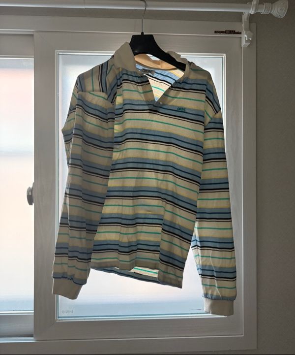 MUSINSA | GROVE CARELL STRIPE LS PIQUE SHIRT (MAN-3COLORS)