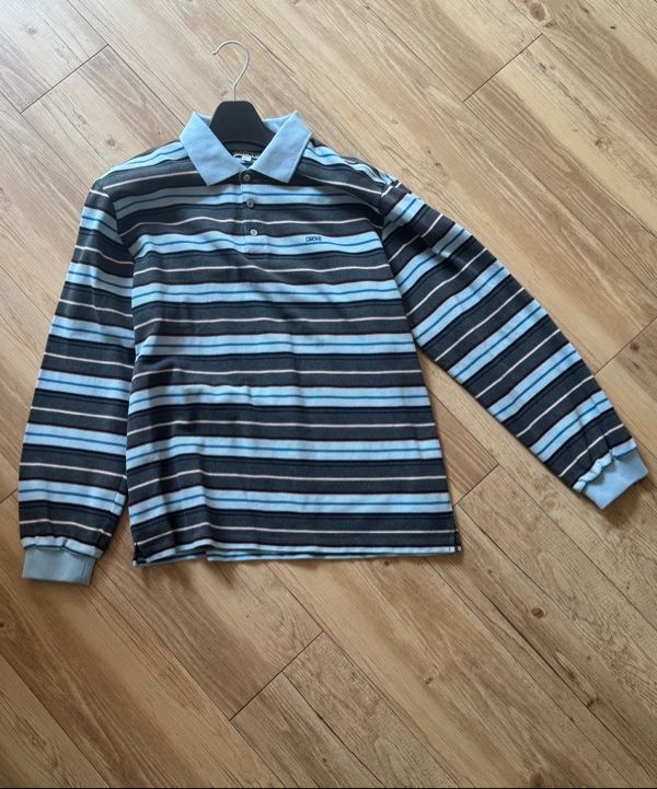 MUSINSA | GROVE CARELL STRIPE LS PIQUE SHIRT (MAN-3COLORS)