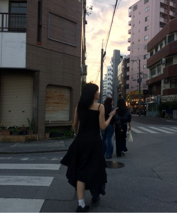 MUSINSA | MISEKI SEOUL Unbalanced layered one piece BLACK