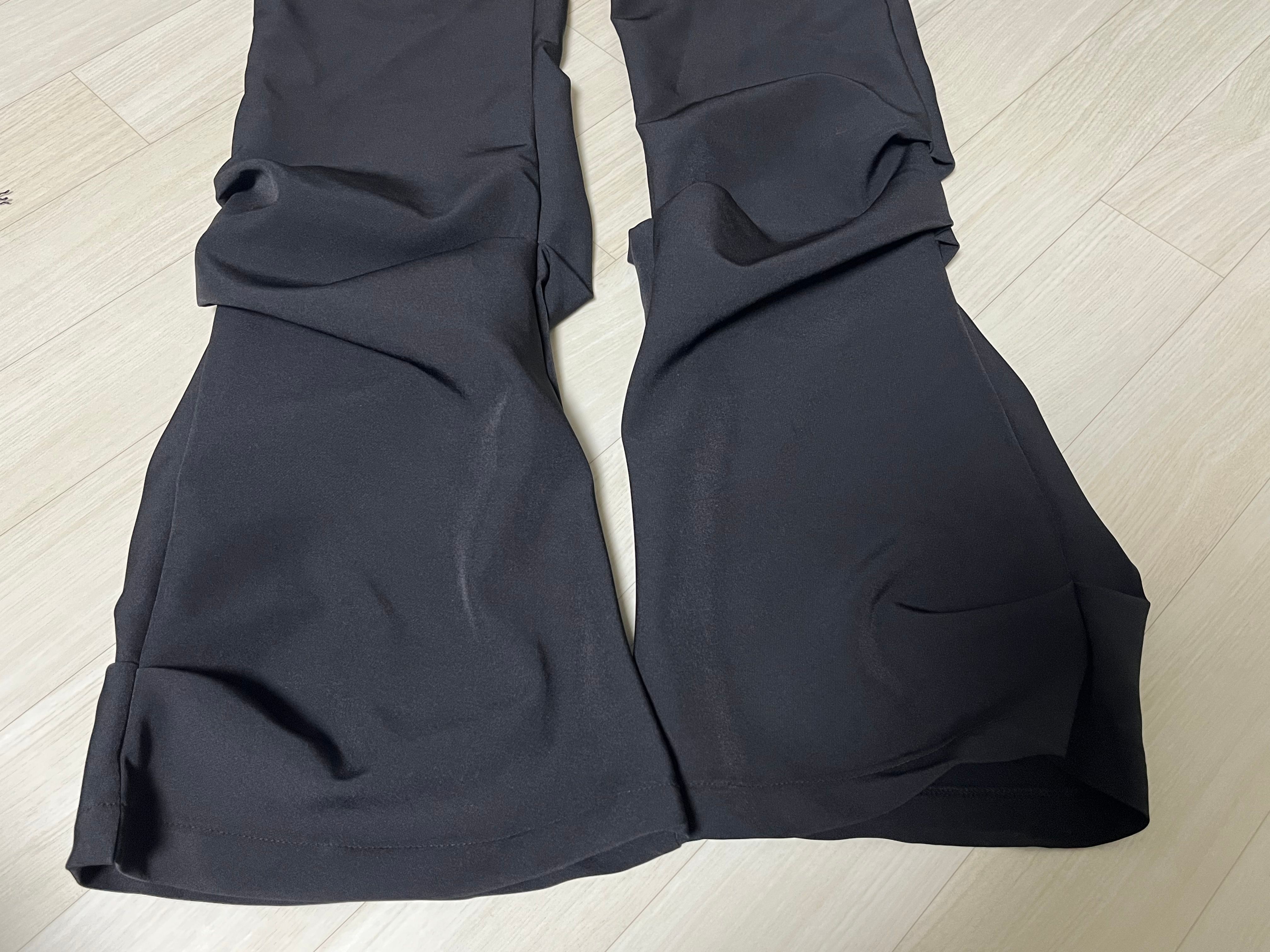 MUSINSA公式 | MISEKI SEOUL Draped shirt skirt pants SET BLACK