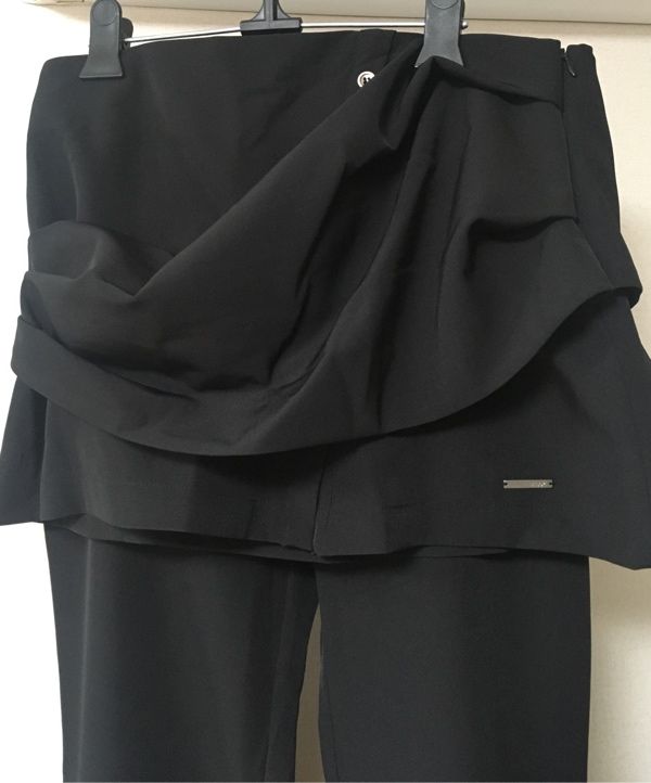 MUSINSA | MISEKI SEOUL Draped shirt skirt pants SET CHARCOAL