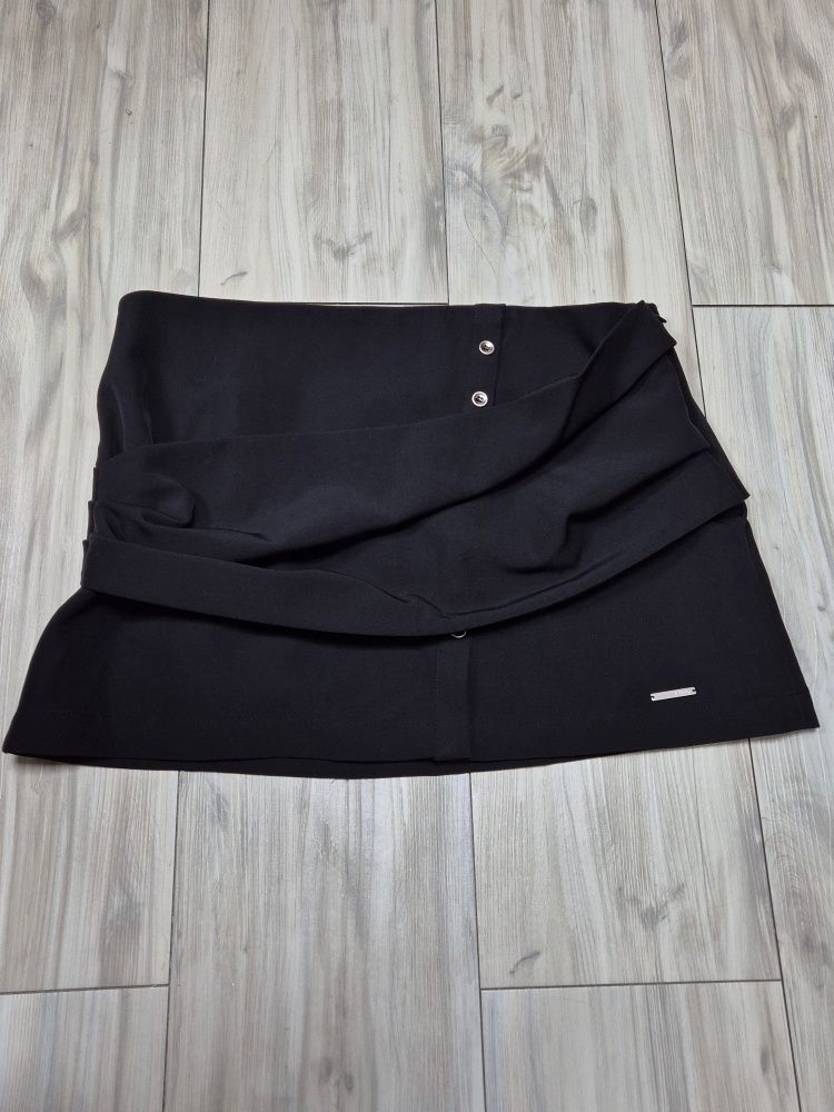 【Miseki SEOUL】25ss Draped shirt skirt pants セット★ MUSINSA公式 | MISEKI SEOUL Draped shirt skirt pants SET BLACK