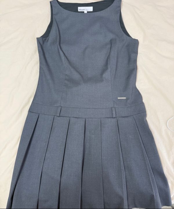 MUSINSA | MISEKI SEOUL Pleats one piece CHARCOAL