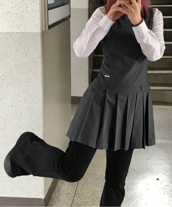 【MISEKI SEOUL】Pleats one piece ★韓国人気★ 追跡付 MUSINSA公式 | MISEKI SEOUL Pleats one piece CHARCOAL