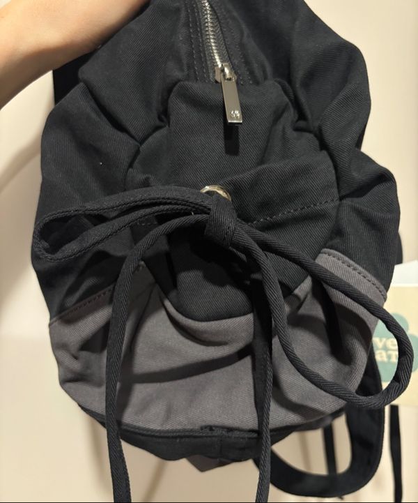 MUSINSA | COVERNAT WOMAN Clover Heart Ribbon Duffle Bag Black