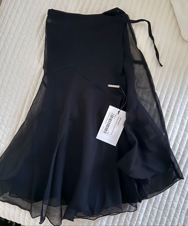 【Miseki SEOUL】25SS★ Sheer layered wrap skirt MUSINSA | MISEKI SEOUL Sheer layered wrap skirt BLACK