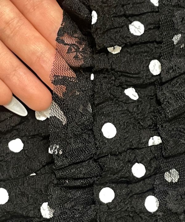 MUSINSA公式 | GLOWNY COCO DOT BLOOMER SHORTS (BLACK)