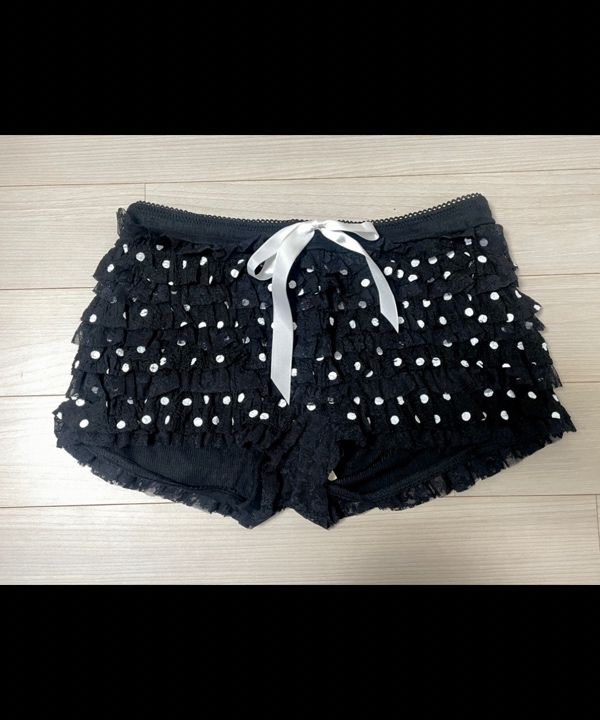 パンツ GLOWNY COCO DOT BLOOMER SHORTS BLACK GLOWNY COCO DOT BLOOMER SHORTS BLACK COCO DOT BLOOMER SHORTS – Glowny