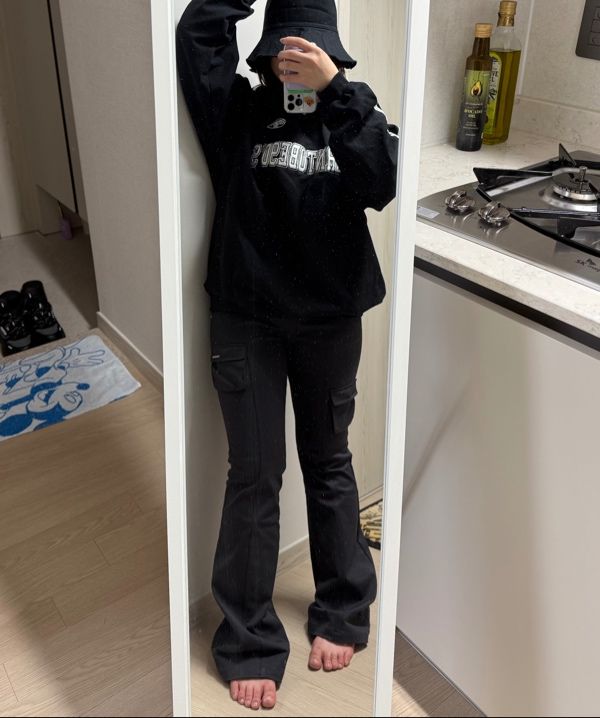 MUSINSA公式 | MISEKI SEOUL Line pocket cargo pants CHARCOAL