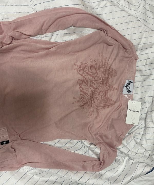 【GILA ARCHIVE】STAR WING SHEER LONG SLEEVE 韓国人気★追跡付 MUSINSA公式 | GILAARCHIVE STAR WING SHEER LONG SLEEVE_PK