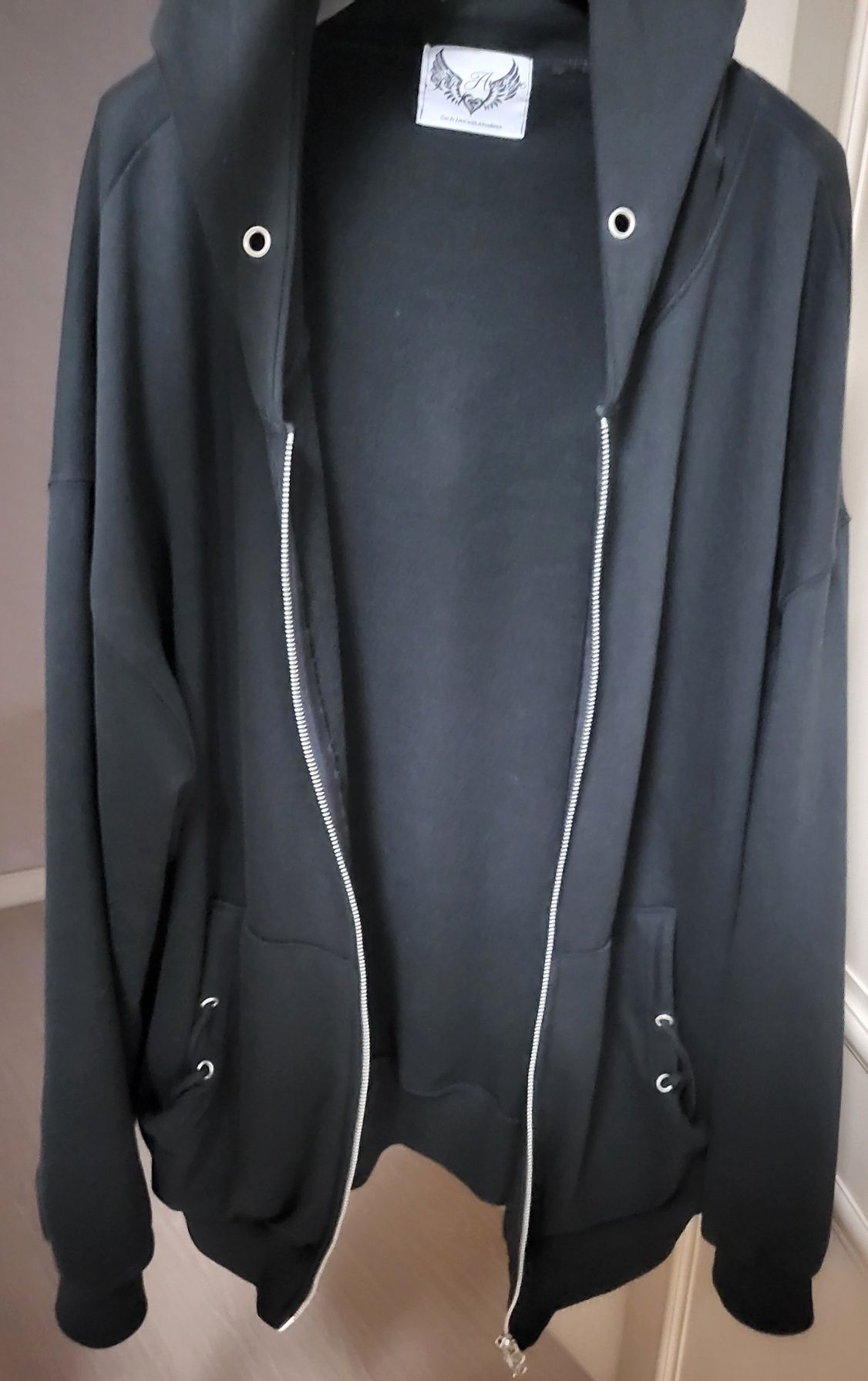 MUSINSA | GILAARCHIVE STAR WING HOOD ZIP-UP_BK