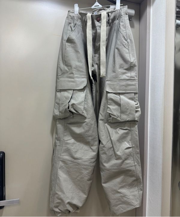 ☆Pleasenofollow☆ Tex Wide Work Pants Sand Grey PNBDPT004SG MUSINSA | PLEASENOFOLLOW Tex Wide Work Pants (Sand Grey)