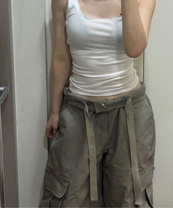 ☆Pleasenofollow☆ Tex Wide Work Pants Sand Grey PNBDPT004SG MUSINSA | PLEASENOFOLLOW Tex Wide Work Pants (Sand Grey)
