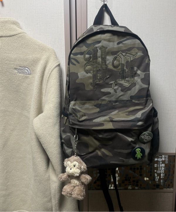 【韓国 HOODHOOD】HD Logo applique backpack MUSINSA | HOODHOOD HD Logo Applique Backpack Leopard
