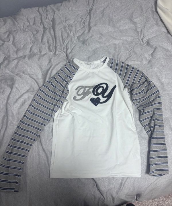 MUSINSA | FANCY CLUB FY Patch Stripe Raglan Tee (WHITE)_F25QB082