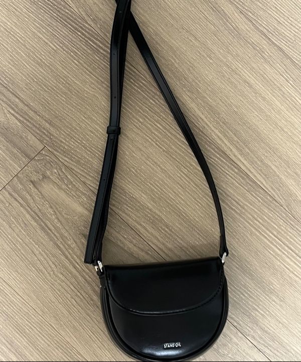 【STAND OIL】Mino Bag STAND OIL Mino Bag Black Women Cross Bag K-Fashion Vegan