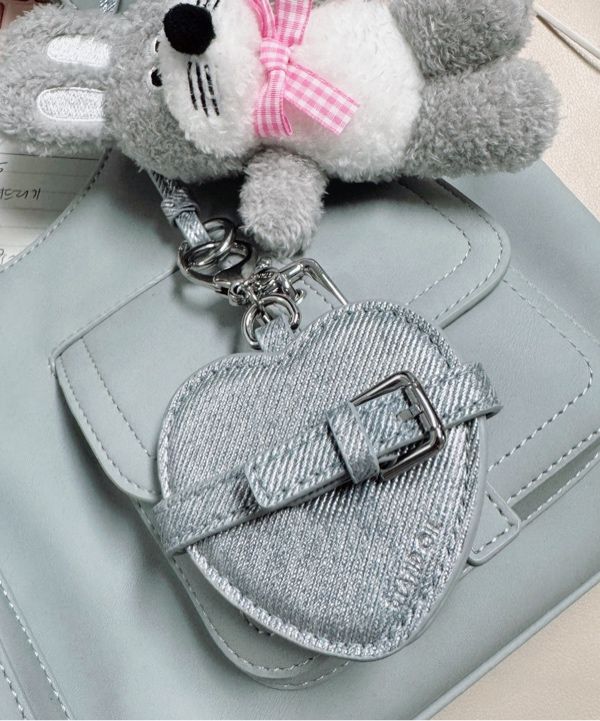 [STAND OIL] ★ Belted Mirror Keyring Belted Mirror Keyring · ベルテッドミラーキーリング (ブラック