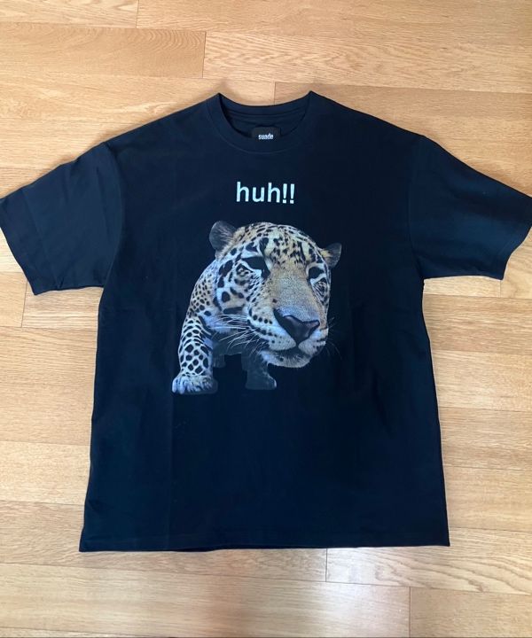 Tシャツ・カットソー Suade Huh Leopard Tee Pigment Black Tシャツ・カットソー Suade Huh Leopard Tee Pigment Black
