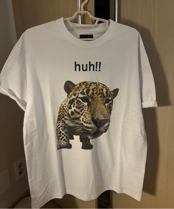 MUSINSA | SUADE HUH!! LEOPARD TEE [BLACK]