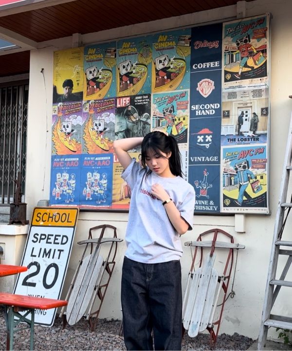【THISISNEVERTHAT】T-Logo Tee Washed Blue T-Logo Tee - thisisneverthat®