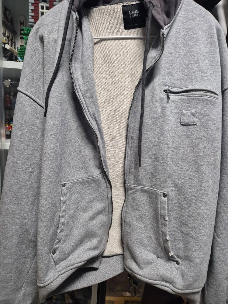 MUSINSA | DIMITRI BLACK 2WAY OG Essential Detroit Sweat