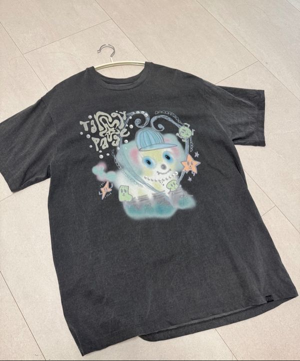 TYPESERVICE ♥ Tangy Page Washed Top / 追跡付 MUSINSA公式 | TYPESERVICE Tangy Page Washed Top [Charcoal]