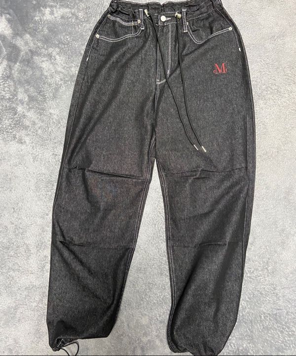 パンツ MUCENT Signature Heart Lettering Back Logo Denim Pants Unise MUSINSA | MUCENT Signature Heart Lettering Back Logo Denim