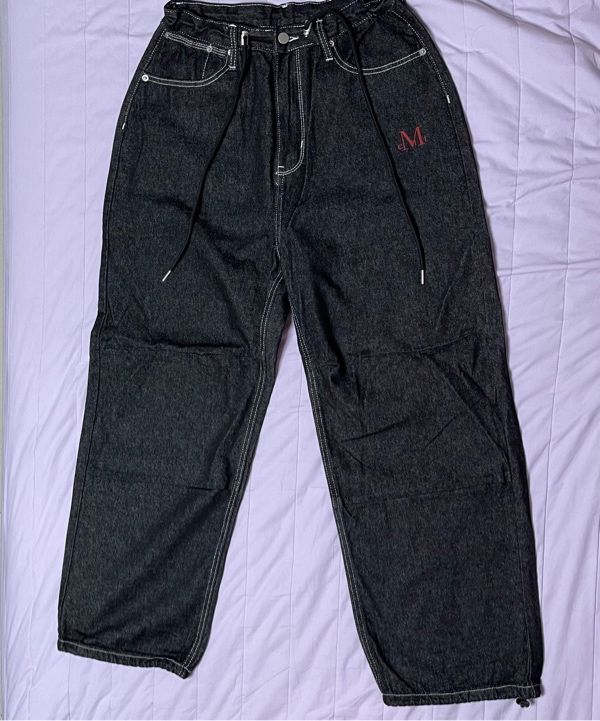 パンツ MUCENT Signature Heart Lettering Back Logo Denim Pants Unise MUSINSA | MUCENT Signature Heart Lettering Back Logo Denim
