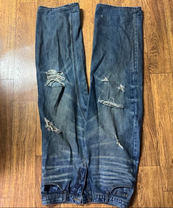 デニム・ジーパン DNSR Heritage Destroyed Denim Pants 5MM463 DNSR Heritage Destroyed Denim Pants 5MM463 (DNSR/デニム