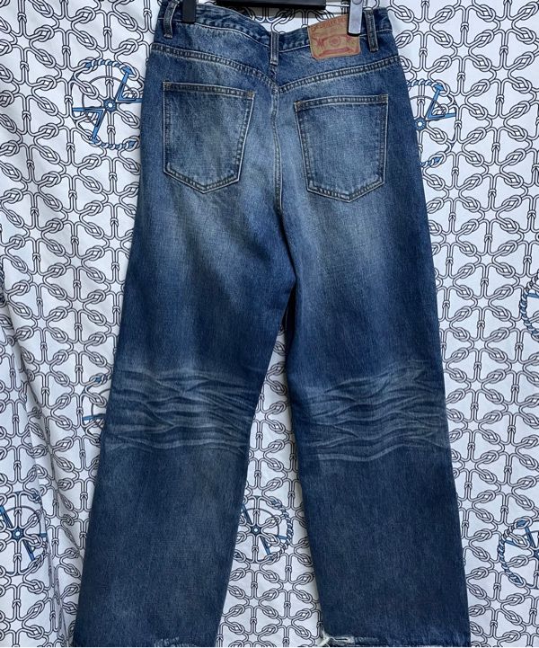 デニム・ジーパン DNSR Heritage Destroyed Denim Pants 5MM463 DNSR Heritage Destroyed Denim Pants 5MM463 (DNSR/デニム