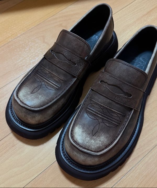 DNSR ■ Mammoth Western Horseleather Loafer MUSINSA | DNSR Mammoth Western Horseleather Loafer Black