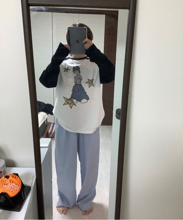 MUSINSA | FANCY CLUB Pony Star Long Sleeve (GRAY) F25QB095