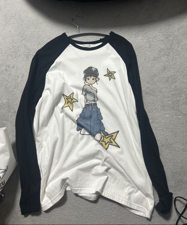 MUSINSA | FANCY CLUB Pony Star Long Sleeve (GRAY) F25QB095