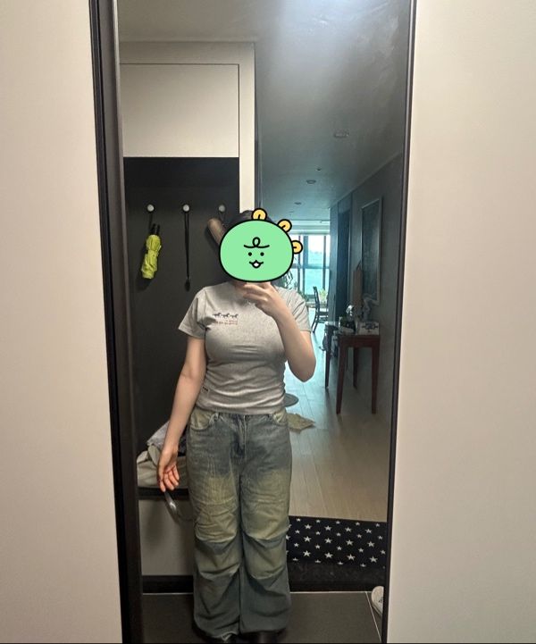 MUSINSA | FANCY CLUB Angel Vintage Washed Pintuck Pants (BLUE