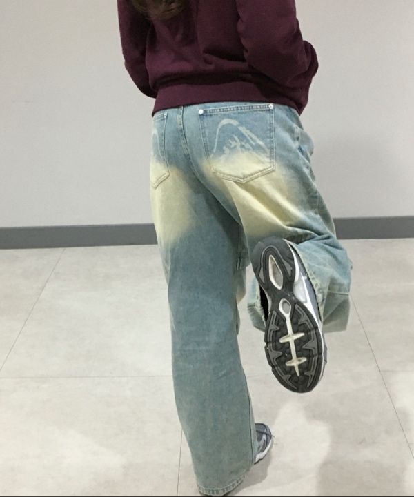 MUSINSA公式 | FANCY CLUB Angel Vintage Washing Pin Tuck Pants