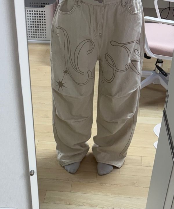 MUSINSA | FANCY CLUB Angel Vintage Washing Pin Tuck Pants