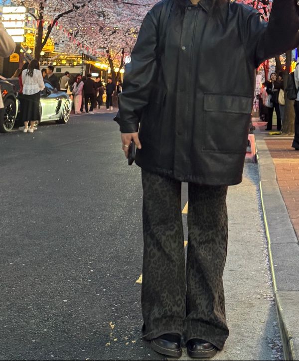 MUSINSA公式 | FANCY CLUB [PERSONAL SPACE] Leopard Bootcut