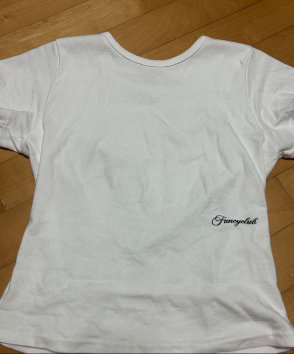 MUSINSA | FANCY CLUB Back Corset Tee (WHITE) F25QB096