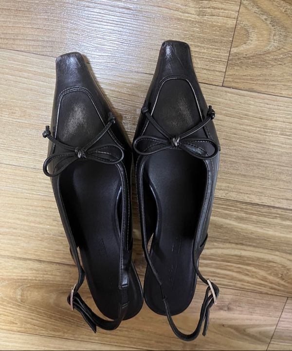 【Matin Kim】MATIN RIBBON SLING BACK HEELS MUSINSA | MATIN KIM MATIN RIBBON SLING BACK HEELS IN BLACK