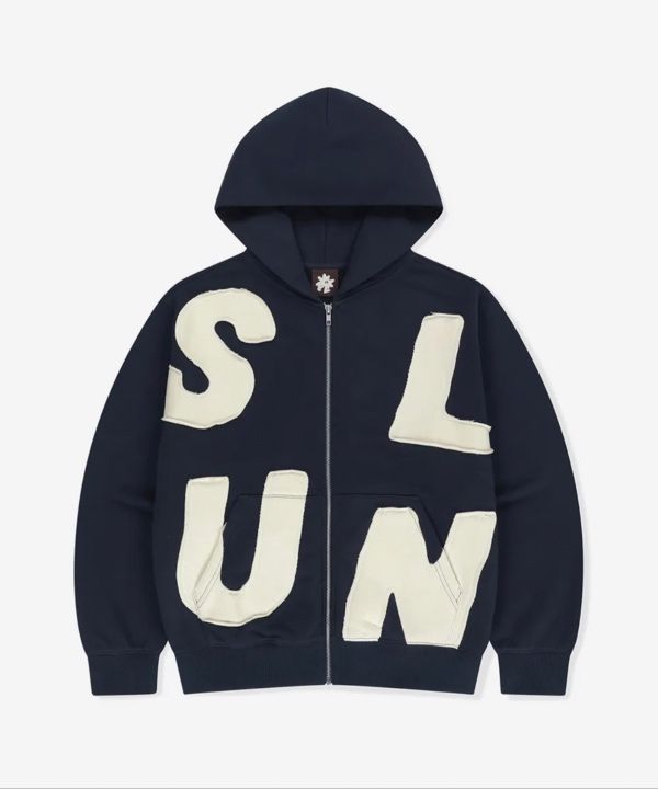 MUSINSA公式 | SUNLOVE Capital Zip Up Hoodie Navy