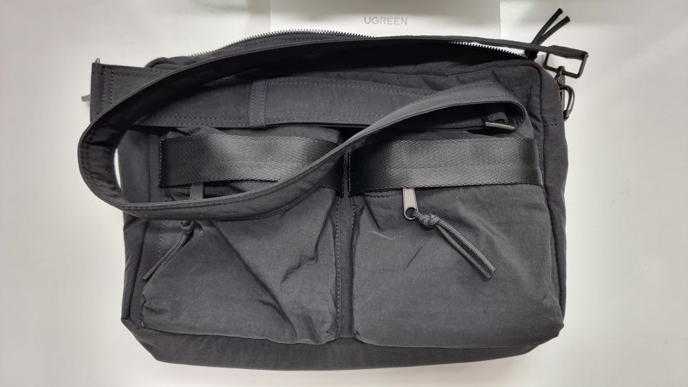 MUSINSA | MAISON MINED TWO POCKET SQUARE CROSS BAG