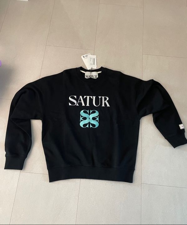 MUSINSA | SATUR Classic Logo Sweatshirt Art Mint