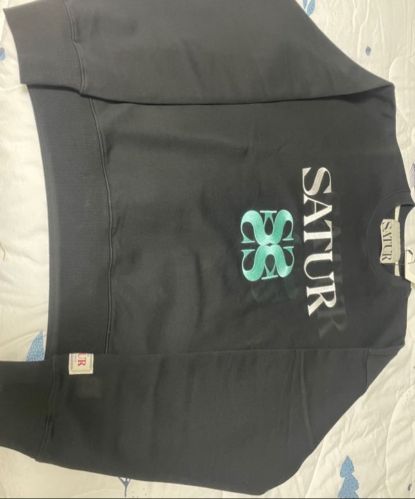 MUSINSA | SATUR Classic Logo Sweatshirt Art Mint