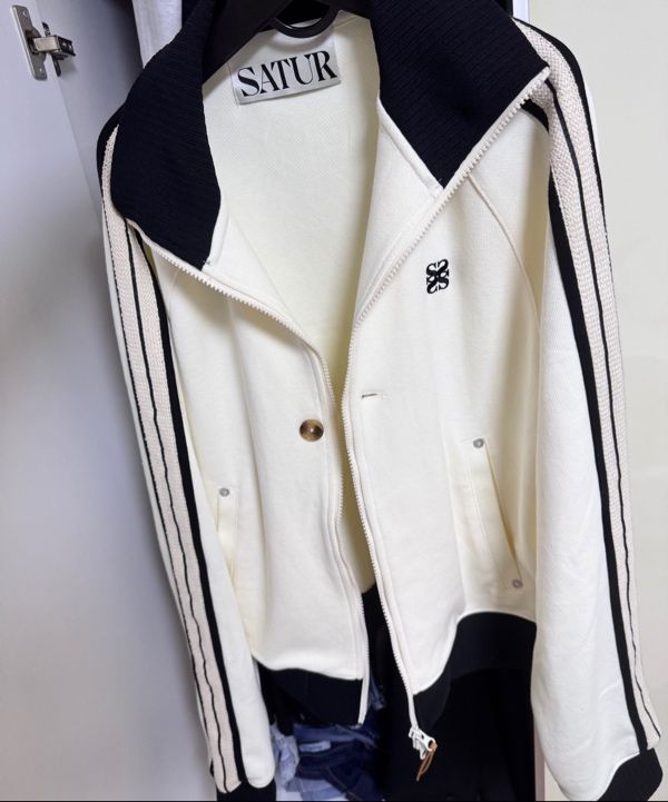 【新品未使用】SATUR LawtonAllDayZipUpJacket MUSINSA | SATUR Lawton All Day Track Zip Up Jacket Art Black