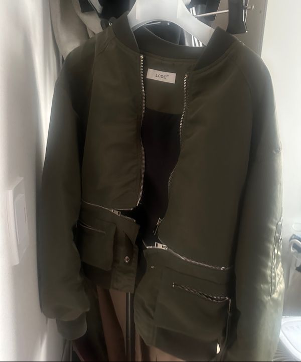 MUSINSA | LCDC TM DETACHABLE-POCKET BLOUSON JACKET (KHAKI)