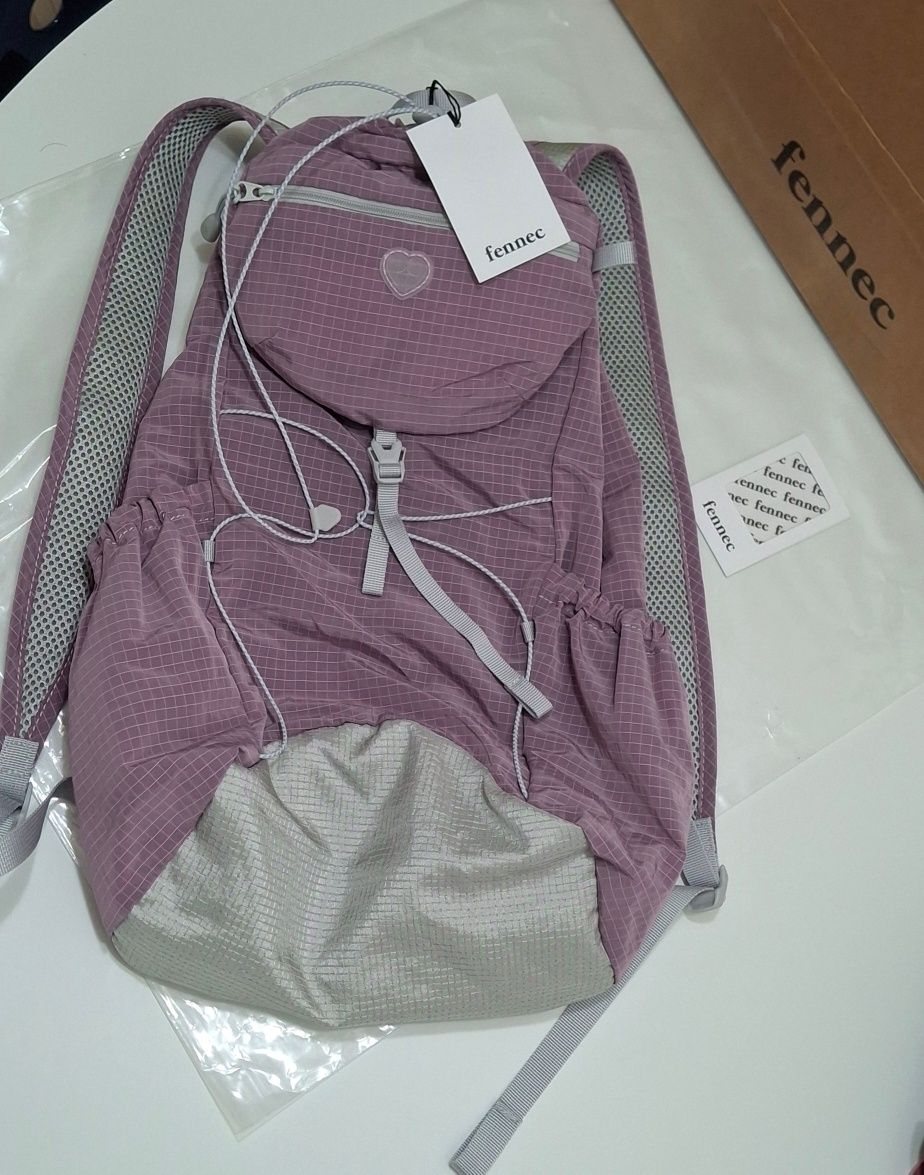 MUSINSA | fennec AIRY POCKET BACKPACK - WHITE
