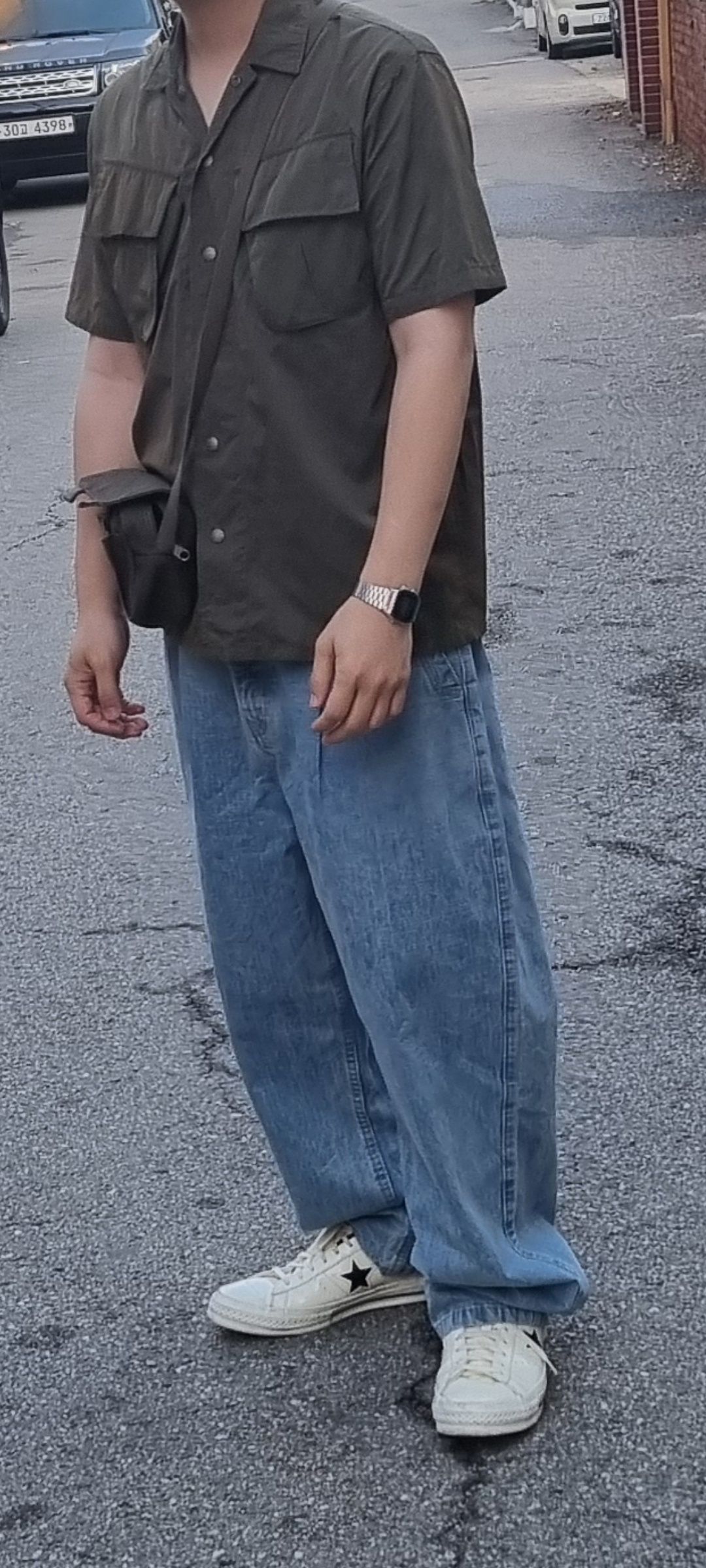 ★2025SS新作★YESEYESEE★Two Tucked Ripstop Denim Pants yeseyesee® :: Two Tucked Ripstop Denim Pants Dark Indigo